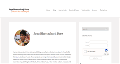 Desktop Screenshot of jayabhattacharjirose.com